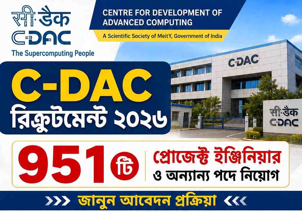 C-DAC Recruitment 2026