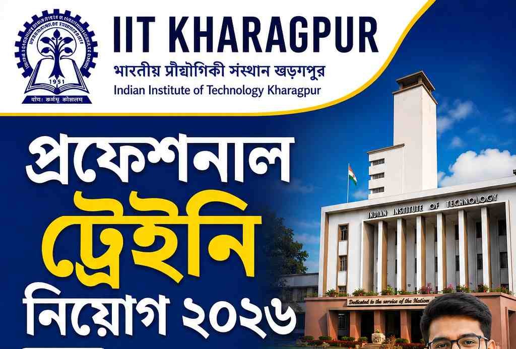 IIT Kharagpur Professional Trainee Recruitment 2026