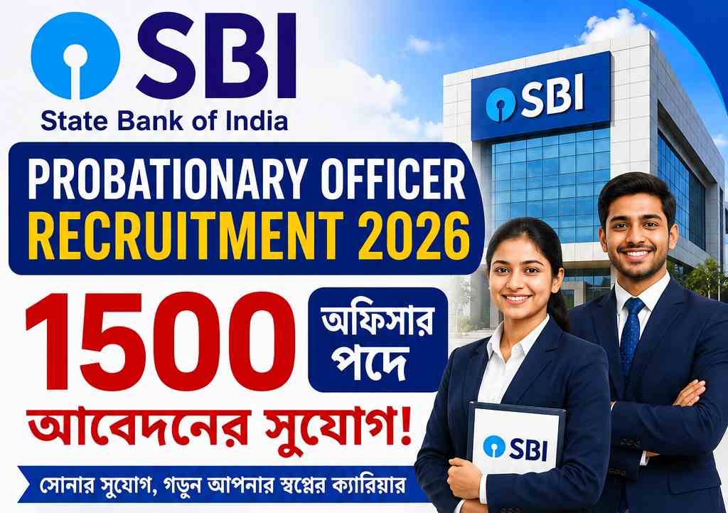 SBI Probationary Officer Recruitment 2026