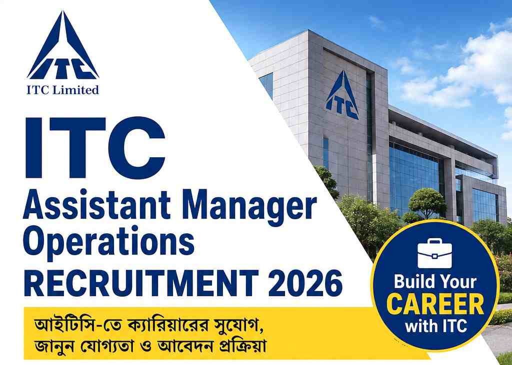 ITC Assistant Manager Operations Recruitment 2026