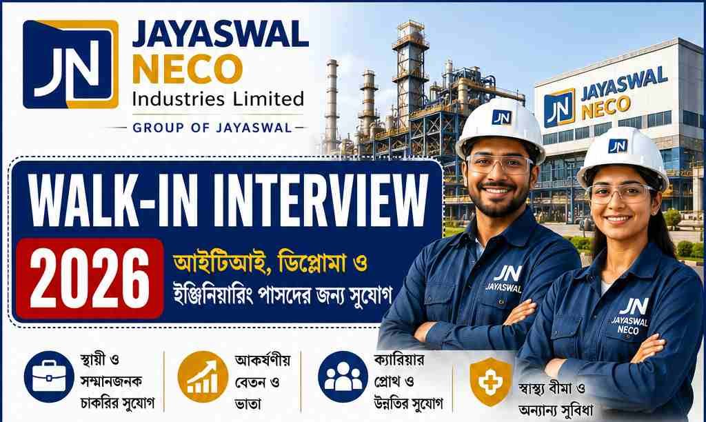 Jayaswal Neco Walk-in Interview 2026