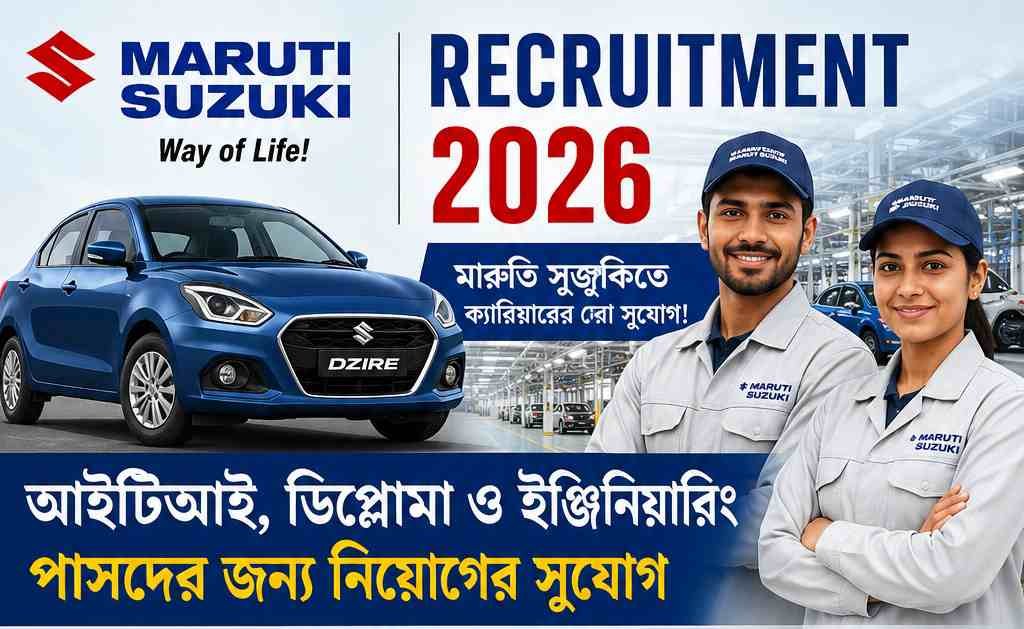 Maruti Suzuki Recruitment 2026