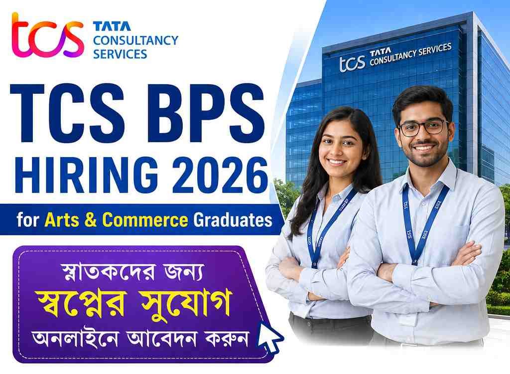 TCS BPS Hiring 2026: For Arts & Commerce Graduate Students